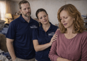Hoarder with Steri-Clean Caring Staff